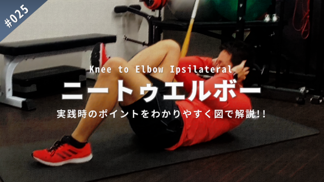 TRAINING MOVIE】#025 ニートゥエルボー（同側）｜Knee to Elbow